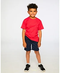 Deux par Deux Boy Stretch Twill Shorts - Child