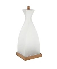 360 Lighting Ryan High Frosted Glass Modern Coastal Table Lamp Set of 2