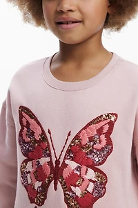 Desigual Girls's Butterfly dress with two-piece effect