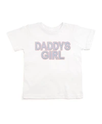 Sweet Wink Little Girls Daddy's Girl Patch Short Sleeve T-Shirt