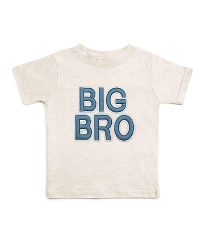 Sweet Wink Little Boys Big Bro Embroidered Patch Short Sleeve T-Shirt