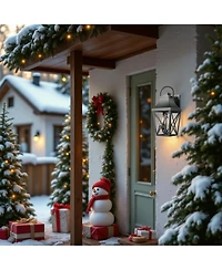 Flynama Outdoor Wall Lights, Waterproof Outdoor Wall Sconce, Exterior Light Fixture with Clear Glass Shade for Garage Patio Front Door Balcony