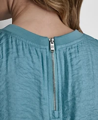Dkny Women's Sleeveless Twinkle Bubble Tank Top