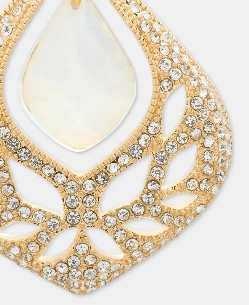 lonna & lilly Stone Branch Orbital Drop Earrings
