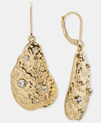 lonna & lilly Pave Oyster Shell Drop Earrings