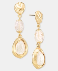 lonna & lilly Stone Linear Drop Earrings