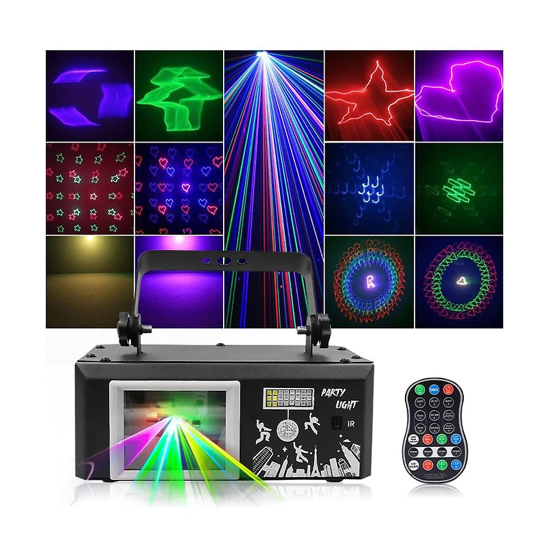Artudatech 6-Effect Rgb Laser Stage Light with 5D Pulsed Illusion