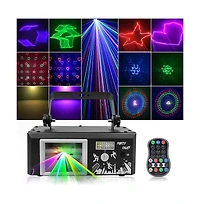 Artudatech 6-Effect Rgb Laser Stage Light with 5D Pulsed Illusion