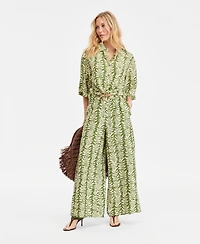 I.n.c. International Concepts Women's Printed Wide-Leg Pants, Macy's Exclusive