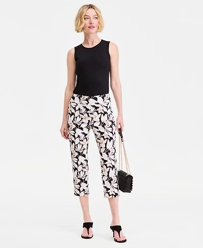 I.n.c. International Concepts Women's Printed Capri Pants, Macy's Exclusive