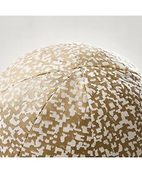 Nouvel Ball Pillow 12" - Ivory/Gold