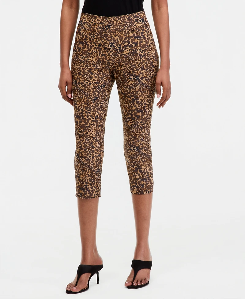 I.n.c. International Concepts Women's Printed Pull-On Capri Pants, Macy's Exclusive