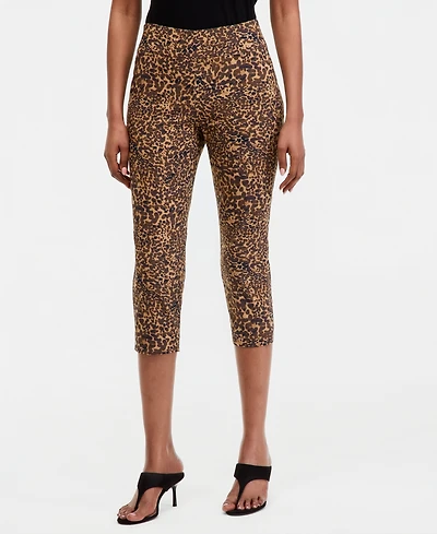 I.n.c. International Concepts Women's Printed Pull-On Capri Pants, Macy's Exclusive