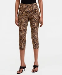 I.n.c. International Concepts Women's Printed Pull-On Capri Pants, Macy's Exclusive
