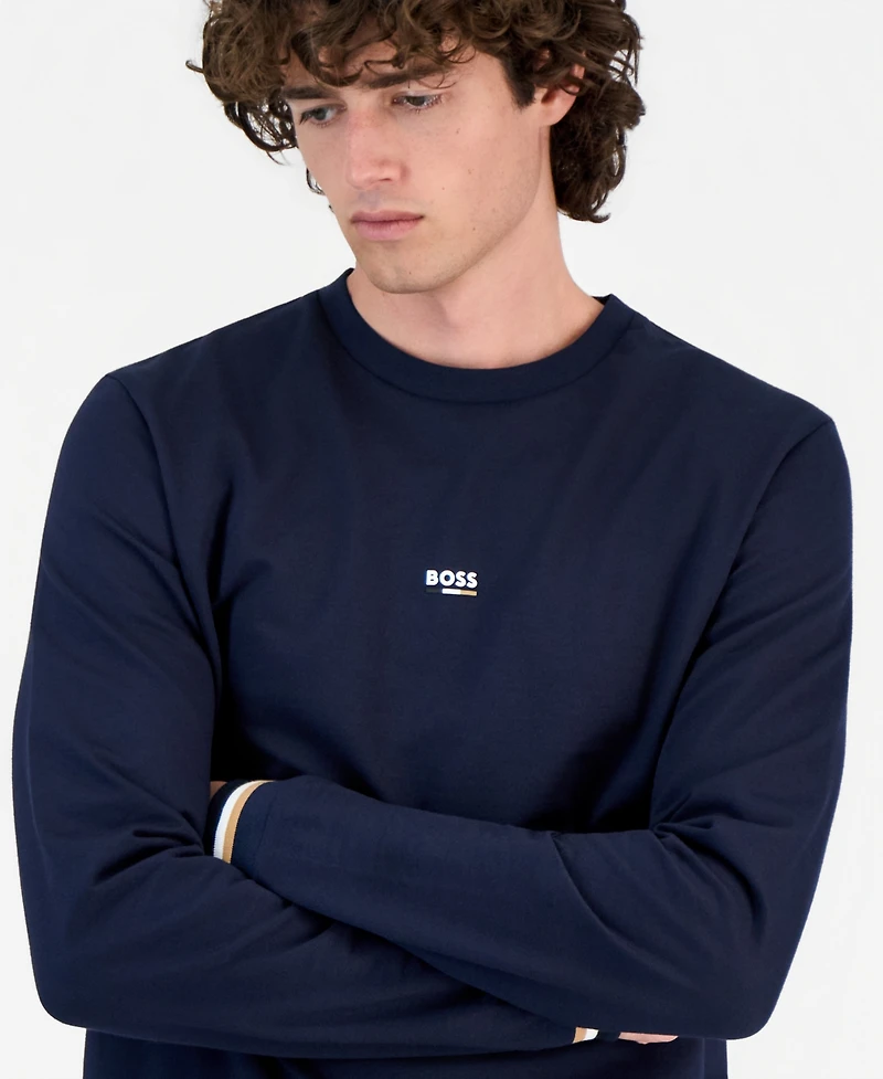 Hugo Boss Men's Cotton Crewneck Iconic Sweatshirt