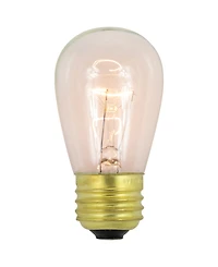 Northlight Pack of 25 Incandescent S14 Clear Christmas Replacement Bulbs