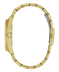Guess Men's Gold-Tone Stainless Steel Multi-Function Watch, 44mm