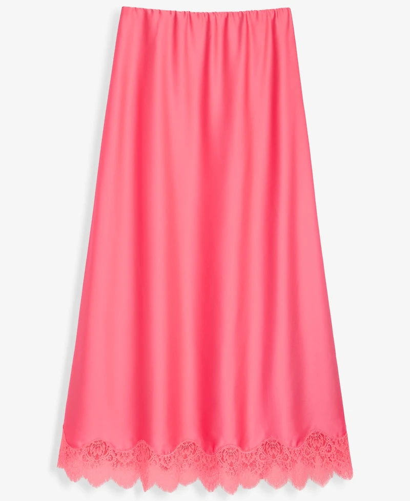 I.n.c. International Concepts Women's Lace-Trim Slip Skirt, Macy's Exclusive
