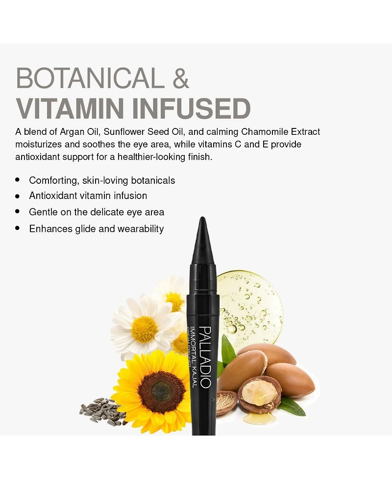 Palladio Immortal Kajal Lasting Cream Eyeliner