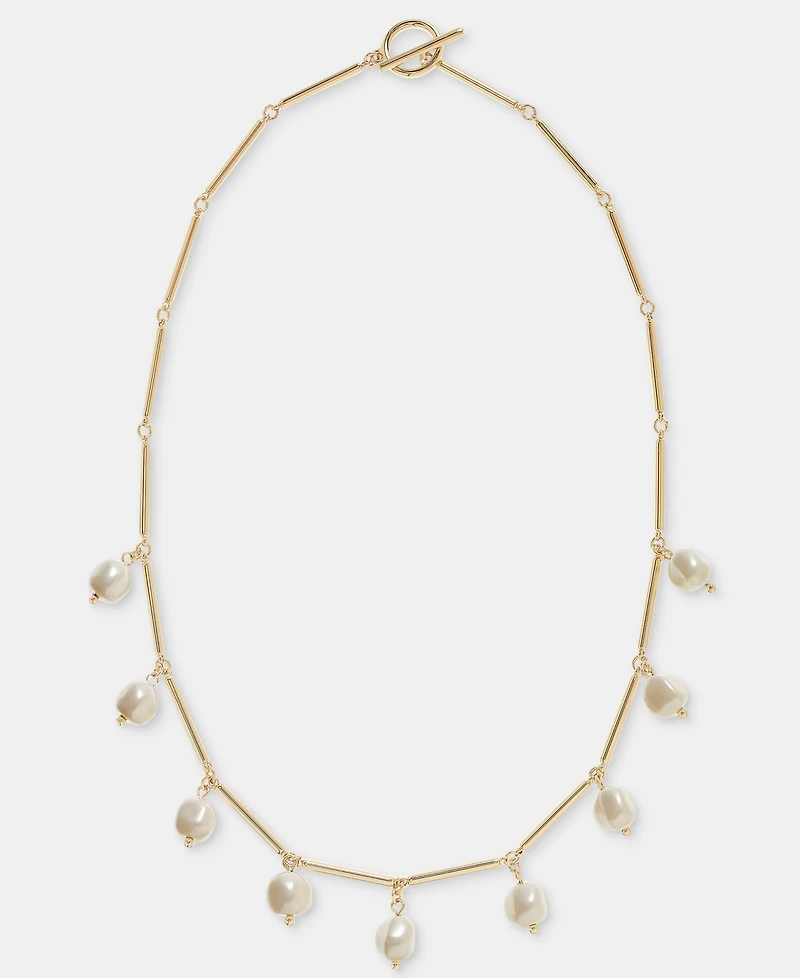 Lauren Ralph Lauren Shaky Imitation Pearl Statement Necklace