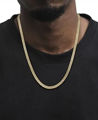 Macy's Men's Lab Grown Diamond (10 ct. t.w.) Necklace in Gold Vermeil Over Sterling Silver