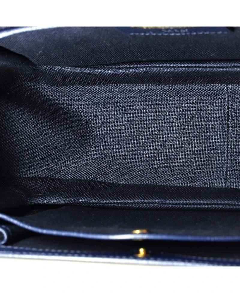 Pre-Owned Gucci Medium Bamboo 1947 Top Handle Bag Kaleidoscope Print Gg Coated Canvas