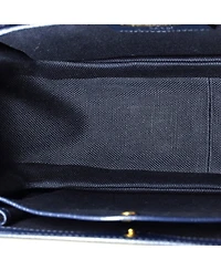 Pre-Owned Gucci Medium Bamboo 1947 Top Handle Bag Kaleidoscope Print Gg Coated Canvas