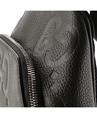 Pre-Owned Gucci Sling Bag Jumbo Gg Embossed Leather