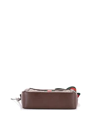 Pre-Owned Gucci Small Ophidia Zip Around Camera Bag Gg Coated Canvas
