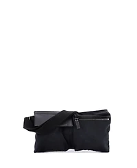 Pre-Owned Gucci Vintage Double Belt Bag Gg Canvas with Leather