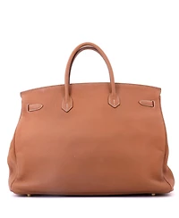 Pre-Owned HERMES Birkin 40 Handbag Brown Togo with Gold Hardware