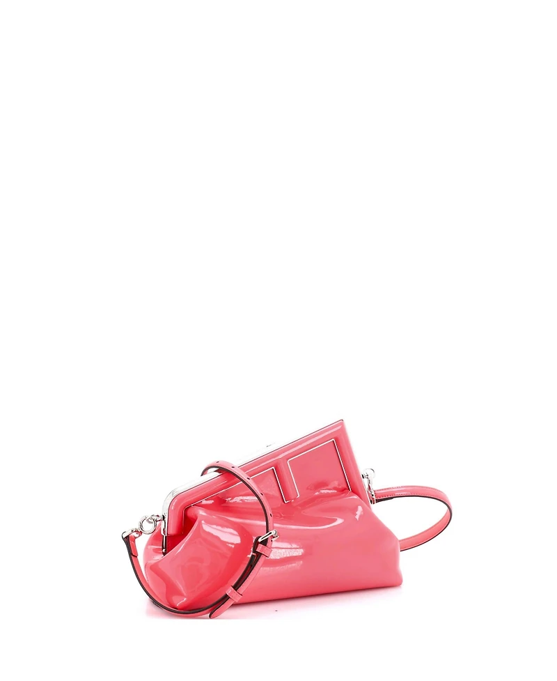 Pre-Owned Fendi Midi First Bag Patent