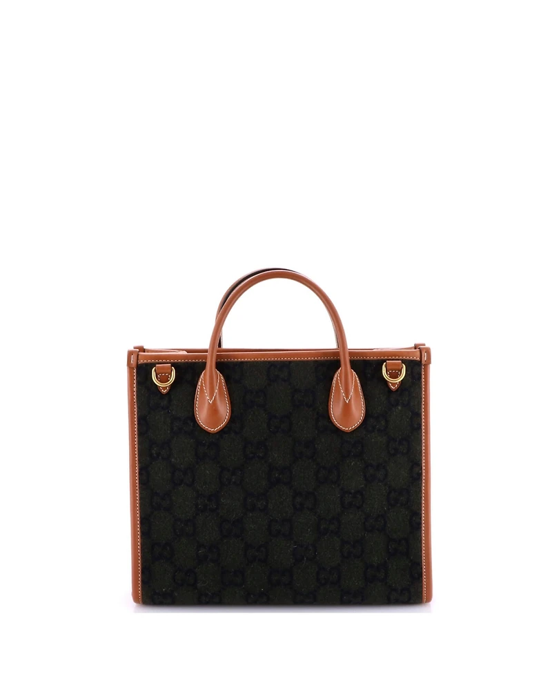 Pre-Owned Gucci Small Off The Grid Tote Gg Wool