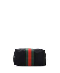 Pre-Owned Gucci Medium Web Zip Tote Techno Canvas