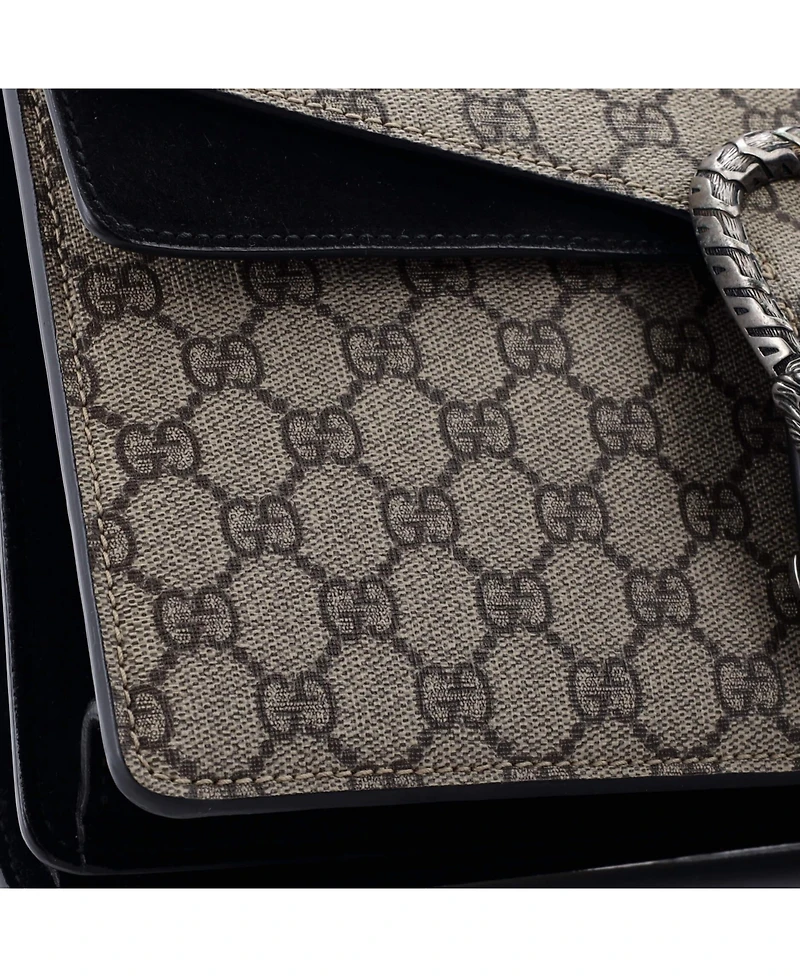 Pre-Owned Gucci Dionysus Bag Gg Coated Canvas