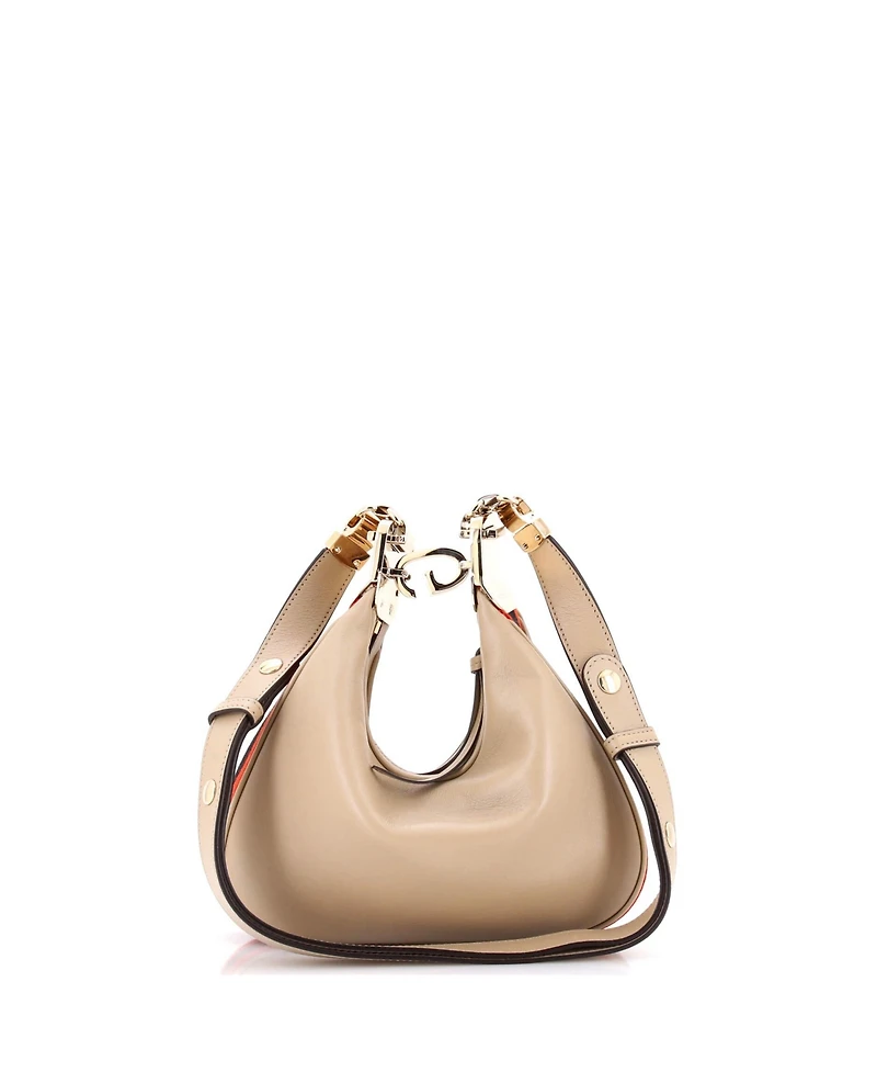 Pre-Owned Gucci Small Attache Shoulder Bag Leather