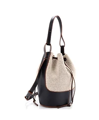 Pre-Owned Loewe Small Balloon Bucket Bag Anagram Canvas and Leather