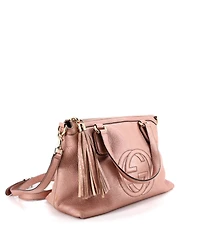 Pre-Owned Gucci Soho Convertible Soft Top Handle Bag Leather