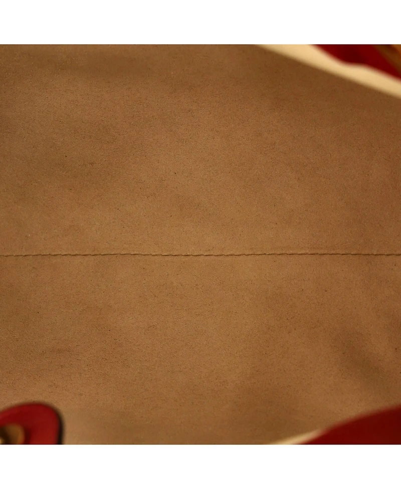 Pre-Owned Gucci Large Rajah Chain Tote Leather