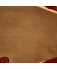 Pre-Owned Gucci Large Rajah Chain Tote Leather