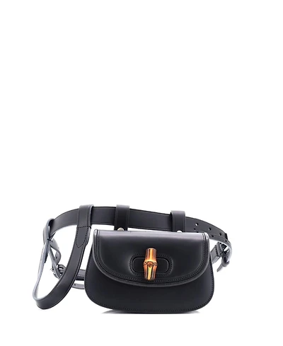 Pre-Owned Gucci Mini Bamboo 1947 Belt Bag Leather