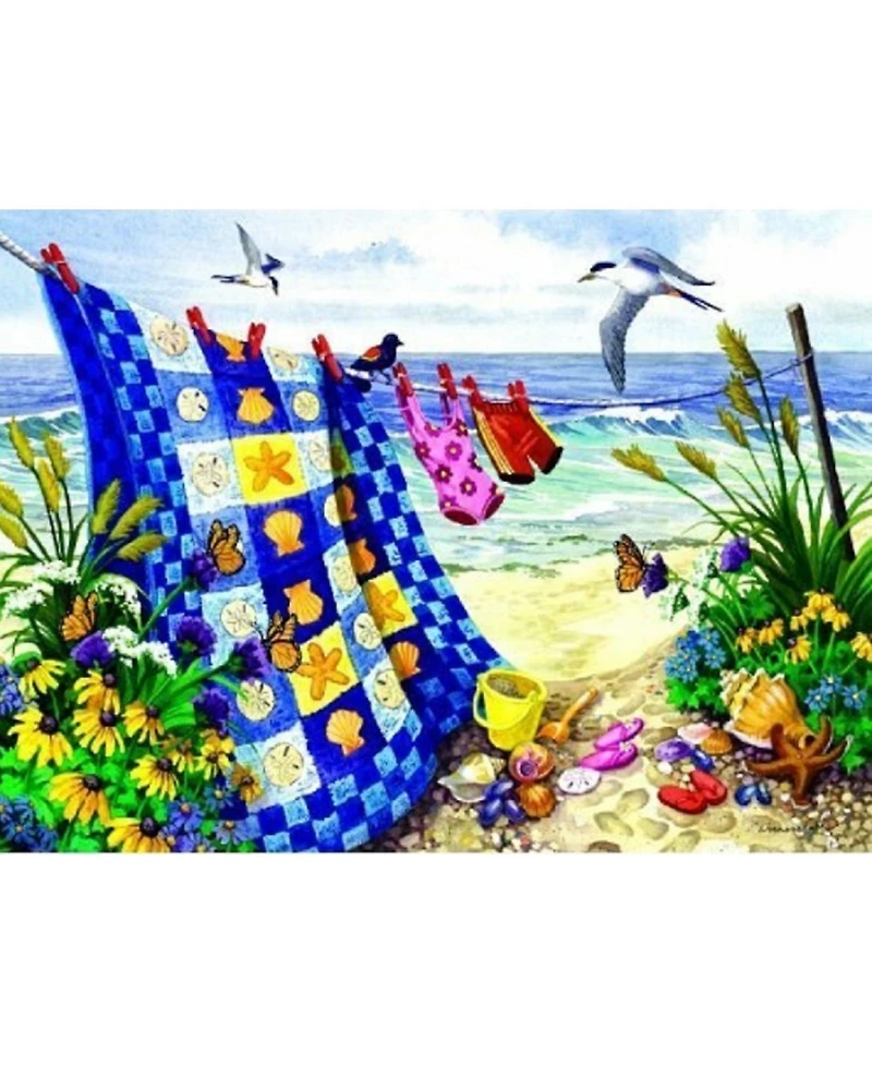 SunsOut Seaside Summer 500 piece Jigsaw Puzzle for Adults Large Pieces