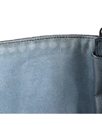 Pre-Owned Prada Small Etiquette Flap Bag Studded Glace Calfskin