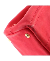 Pre-Owned Prada Mini Canapa Tote Canvas