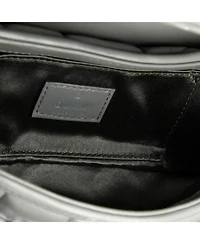 Pre-Owned Gucci Small Horsebit Chain Shoulder Bag Vertical Quilted Leather