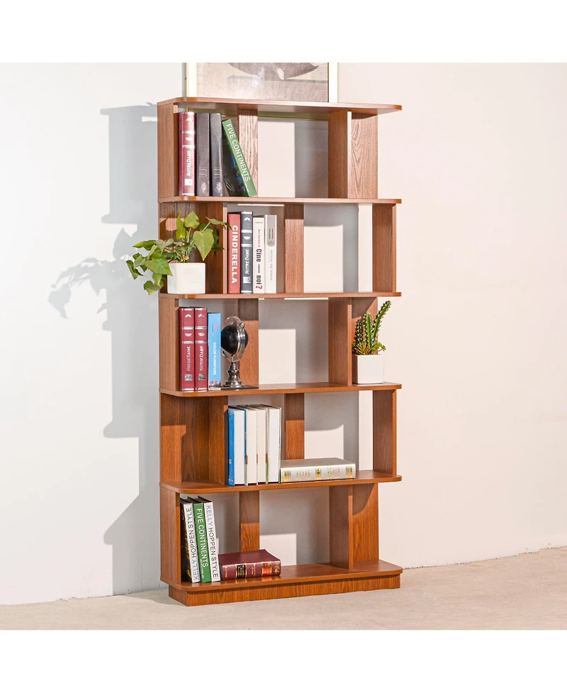 Rainsken 5-Tier Bookcase