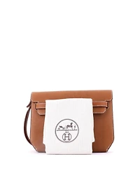Pre-Owned HERMES 25 Kelly Depeches Pouch Barenia