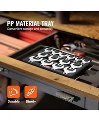 Xdovet Crowfoot Wrench Set, 1/2" Drive 14-Piece Sae (1-1/16"