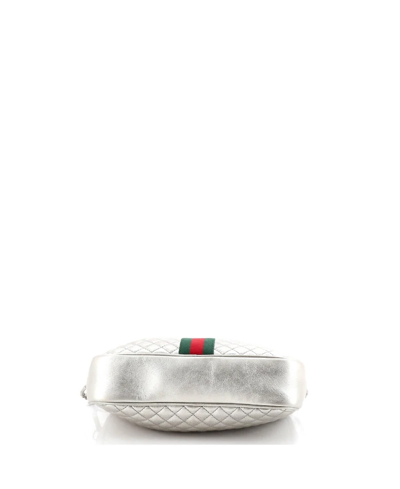 Pre-Owned Gucci Small Trapuntata Camera Bag Quilted Leather