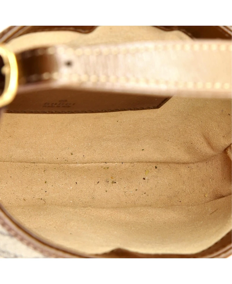 Pre-Owned Gucci Mini Jackie 1961 Hobo Gg Coated Canvas